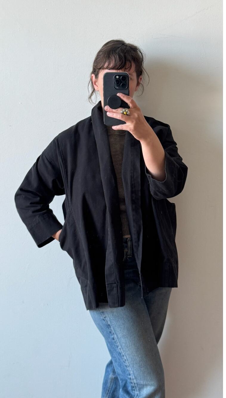 ELIZABETH SUZANN Clyde Jacket in Black
